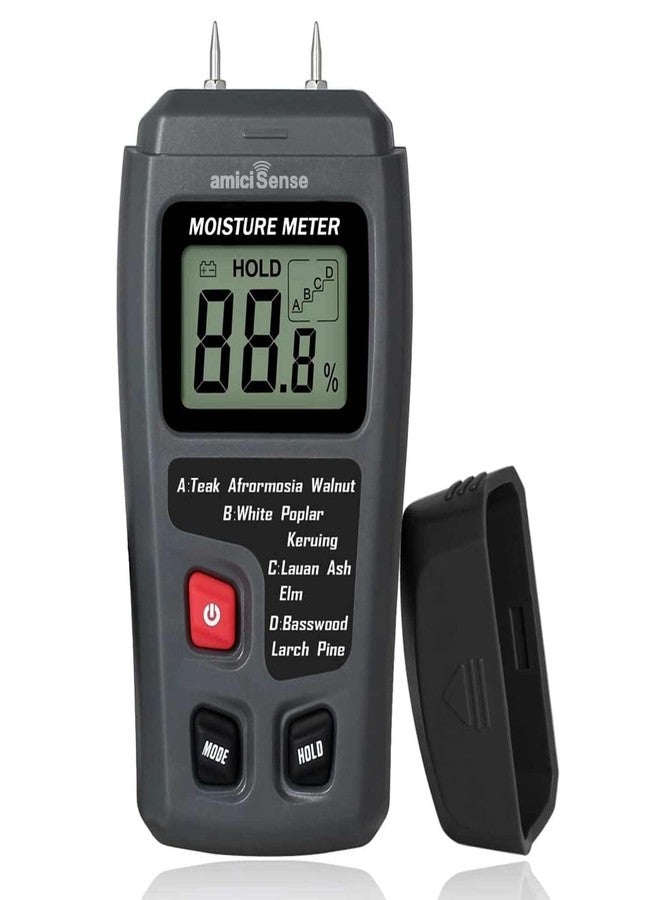 amiciSense Wood Moisture Meter Digital Humidity Tester for Wood, Cement Motor, Wall, Firewood, Paper, etc - Image 1